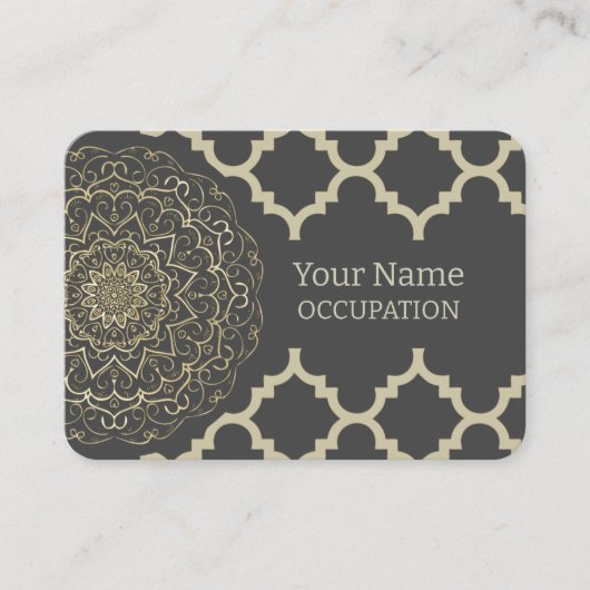 Oriental Mandala - Visitekaartje (Voorkant)