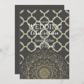 Oriental Mandala - Wedding Kaart (Voorkant / Achterkant)