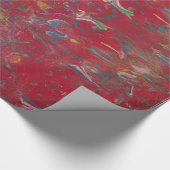 Oriental Marble Painting Gift Wrap Cadeaupapier (Hoek)