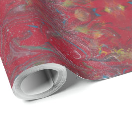 Oriental Marble Painting Gift Wrap Cadeaupapier