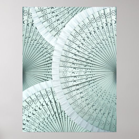 Oriental Moons and Stars print (Voorkant)