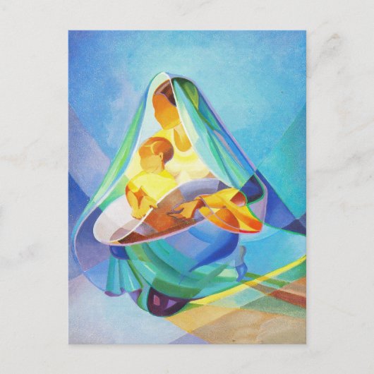 Oriental nativity scene, Mary, Jesus, Bethlehem Briefkaart (Voorkant)