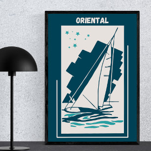 Oriental North Carolina -  Zeiling Poster