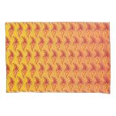 Oriental Oranje Twin Flame Persian Paisley Pattern Kussensloop (Voorkant)