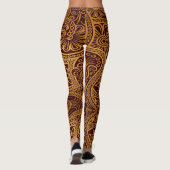 Oriental Ornament - Power Yoga Leggings (Achterkant)