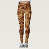 Oriental Ornament - Power Yoga Leggings (Voorkant)