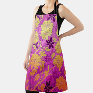 ORIENTAL Paarse Roze Patroon - Schort