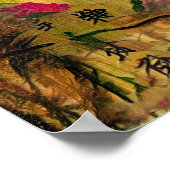 Oriental Painting. Japanese style Poster (Hoek)