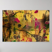 Oriental Painting. Japanese style Poster (Voorkant)