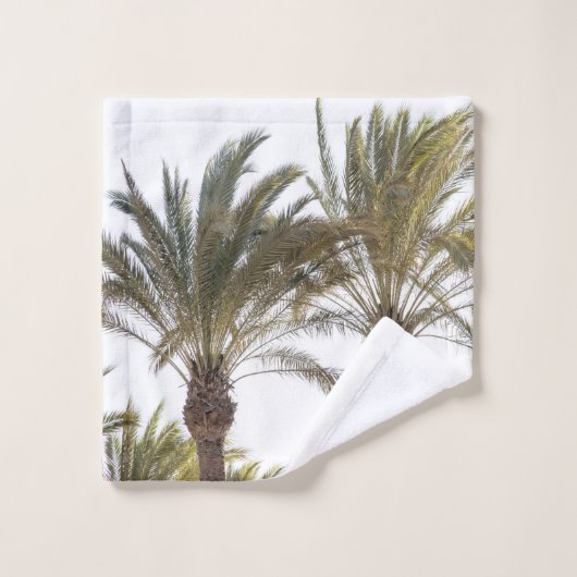 Oriental Palm Trees #1 #tropical #wall #art Bad Handdoek (Wasdoekje)