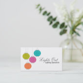 Oriental Paper Lights Visitekaartje (Staand voorkant)