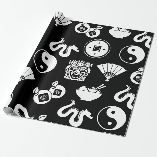 Oriental Pattern Cadeaupapier (Uitgerold)