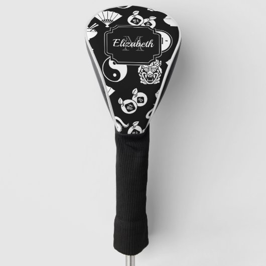 Oriental Pattern Golfheadcover (Voorkant)