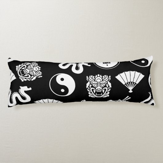 Oriental Pattern Lichaamskussen (Achterkant)