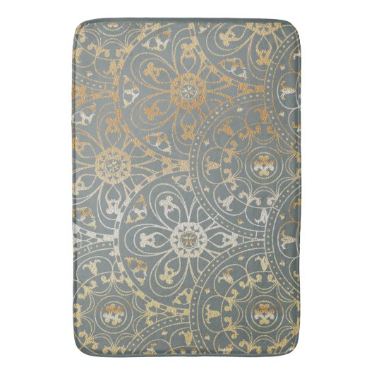Oriental Pattern Mandala - Bath Mat, Rug Badmat (Voorkant Verticaal)
