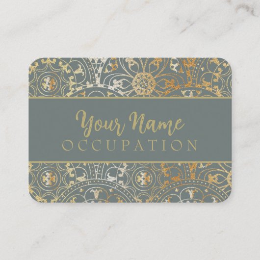 Oriental Pattern Mandala - Visitekaartje (Voorkant)