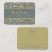 Oriental Pattern Mandala - Visitekaartje (Voorkant / Achterkant)