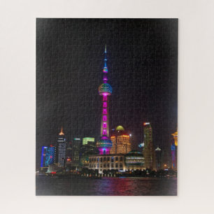 Oriental Pearl Tower - Shanghai - 16 x 20 - 520 pc Legpuzzel