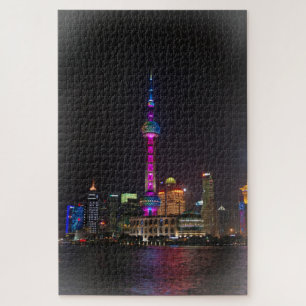 Oriental Pearl Tower - Shanghai - 20x30 - 1014 pcs Legpuzzel