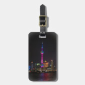 Oriental Pearl Tower - Shanghai - Bagagelabel (Voorkant verticaal)