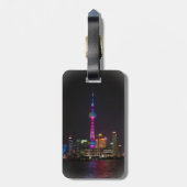 Oriental Pearl Tower - Shanghai - Bagagelabel (Achterkant verticaal)