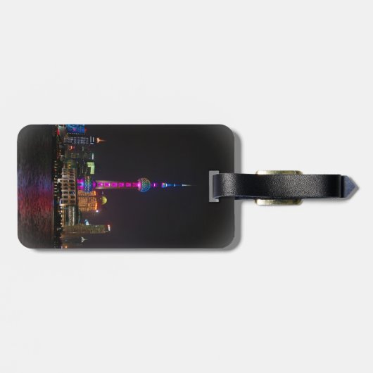 Oriental Pearl Tower - Shanghai - Bagagelabel (Achterkant horizontaal)