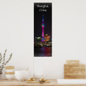 Oriental Pearl Tower - Shanghai, China - 12x36 Poster (Keuken)