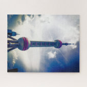 Oriental Pearl Tower - Shanghai China - 16 x 20 in Legpuzzel (Horizontaal)