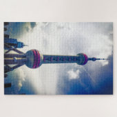 Oriental Pearl Tower - Shanghai China - 20x30 inch Legpuzzel (Horizontaal)