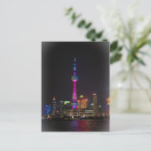 Oriental Pearl Tower - Shanghai, China Briefkaart (Staand voorkant)