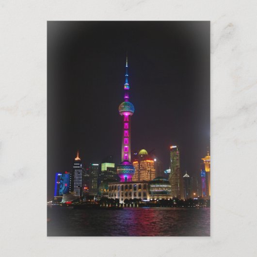 Oriental Pearl Tower - Shanghai, China Briefkaart (Voorkant)