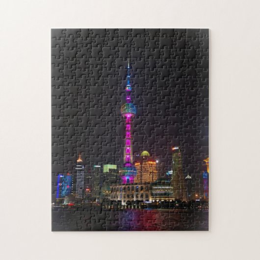 Oriental Pearl Tower - Shanghai, China Legpuzzel (Verticaal)