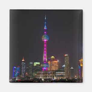 Oriental Pearl Tower - Shanghai, China - Magnet