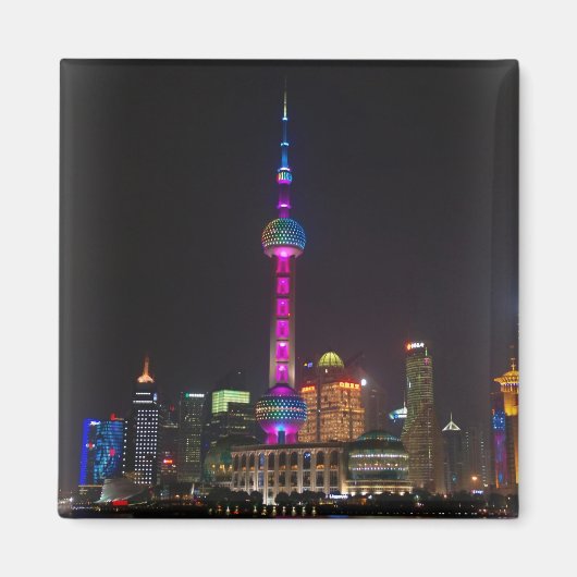 Oriental Pearl Tower - Shanghai, China - Magnet (Voorkant)
