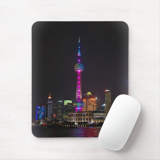 Oriental Pearl Tower - Shanghai, China - Mousepad Muismat (Met muis)