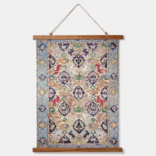 Oriental Persian Antiek Print Hangend Wandkleed (Voorkant)