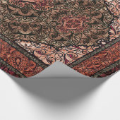 Oriental Persian Antiek Red Cadeaupapier (Hoek)