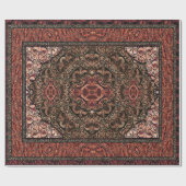 Oriental Persian Antiek Red Cadeaupapier (Vlak)