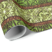 Oriental Persian Green Cadeaupapier (Rol Hoek)