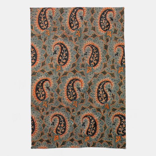 Oriental Persian Paisley Carpet Theedoek (Verticaal)