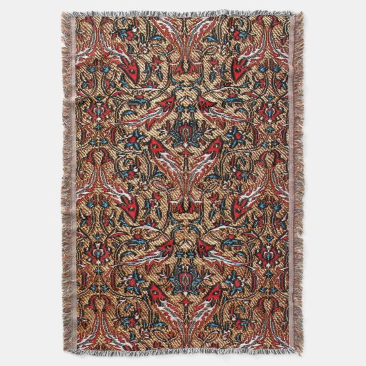 Oriental Persian Pattern Deken (Voorkant Verticaal)