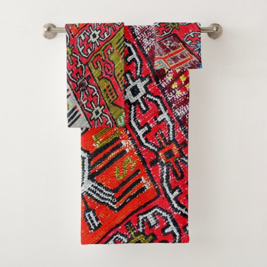 Oriental Persian Pattern, tapijt Bad Handdoek (Insitu)