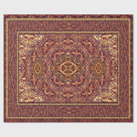 Oriental Persian Red Cadeaupapier (Vlak)