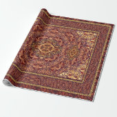 Oriental Persian Red Cadeaupapier (Uitgerold)