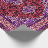 Oriental Persian Roze Cadeaupapier (Hoek)