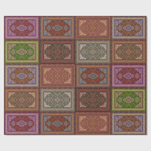 Oriental Persian Rug Pattern Cadeaupapier (Vlak)