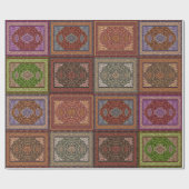 Oriental Persian Rugs Pattern Cadeaupapier (Vlak)
