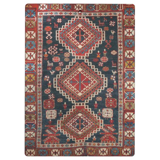 Oriental Persian Turks Karbistan tapijt Klembord (Achterkant)