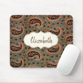 Oriental Persian , Turks Paisley - Gepersonaliseer Muismat (Met muis)