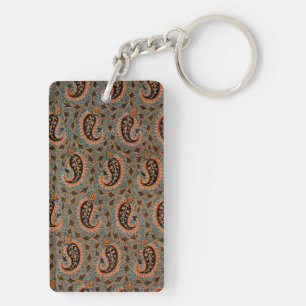 Oriental Persian , Turks Paisley Pattern, tapijt Sleutelhanger